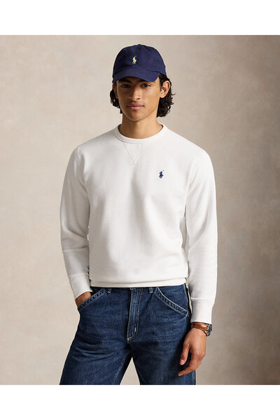 Ralph Lauren Blue Pony Nakışlı Yuvarlak Yaka Sweatshirt