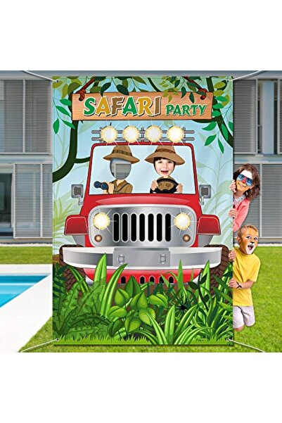 Generic Jungle Safari Party Decorations, Wild One Animals Photo Door Banner, ...