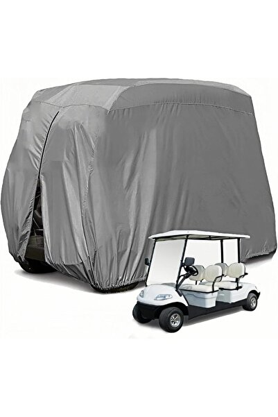 Generic 4 Passenger Golf Cart Cover Fits, 400D Waterproof Windproof Sunproof ...