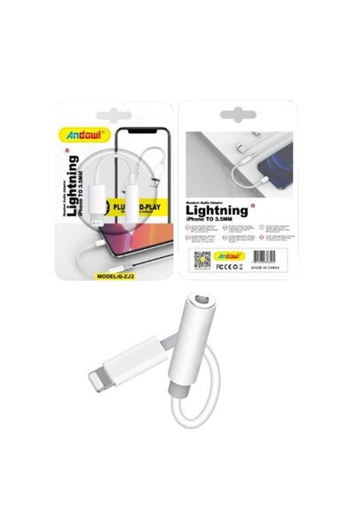 OEM Andowl Q-ZJ2 Μετατροπέας Αντάπτορας 3.5mm σε Lightning - Lightning to 3.5...