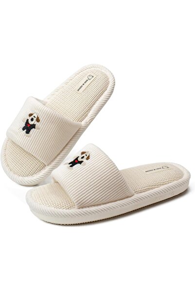 Generic Spring Summer House Slippers for Women & Men, Non-Slip Open Toe Indoo...
