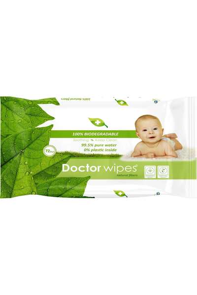OEM Șervețele umede biodegradabile pentru copii, 72 buc