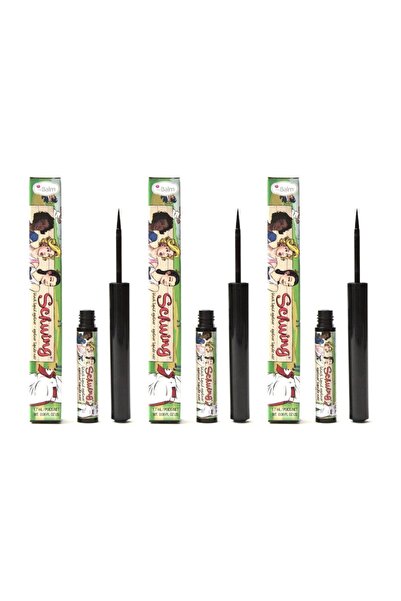the balm Schwing Liquid Eyeliner Black - pack of 3