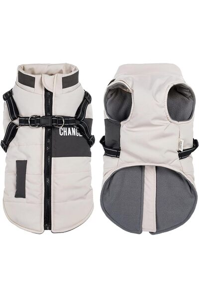 Generic Dog Winter Jackets, Waterproof Dog Coat with Harness, Warm Dog Coats,...