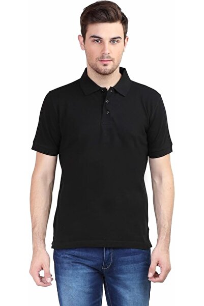 Okli-Rsoe RSO Outfits Men's Plain Polo Collar Half Sleeve T-Shirt