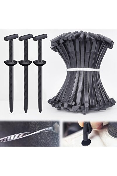 Generic Upgraded Nylon Universal Cable Tie Buckles, Nylon Zip Ties Holders Ki...