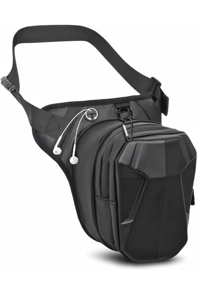 Generic Motorcycle Leg Bag, EVA Hardshell Durable Side Leg Bag, Hiking Waist ...