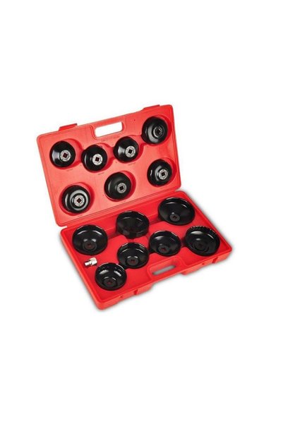 OEM Σετ Φιλτρόκλειδα Κούπα σε Βαλιτσάκι 15 τμχ - Cup Filter Wrench Set in a S...