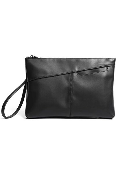 Generic Leather Large Wallet for Men, Handbag Wallet for Men (Black)