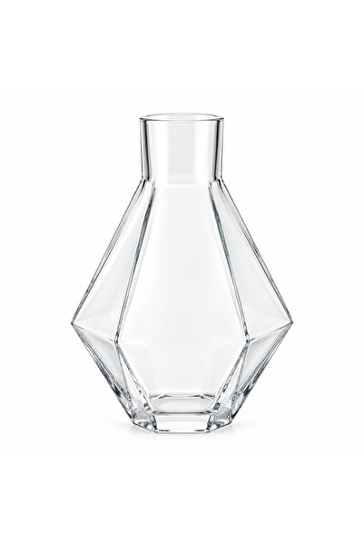 Deli Clear Glass Diamond-Cut Decanter – 1400ml