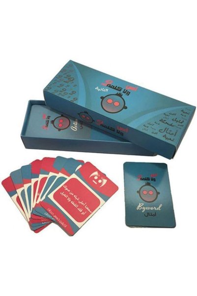 Generic لعبة أس ولا كلمة الأزرق, يحتوي على 100 بطاقة, يخص كل فريق بطاقة ويتحي...