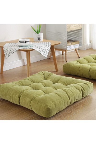 Generic 2 Pack Floor Pillow,Floor Cushion,Square Large Pillows Seating for Ad...