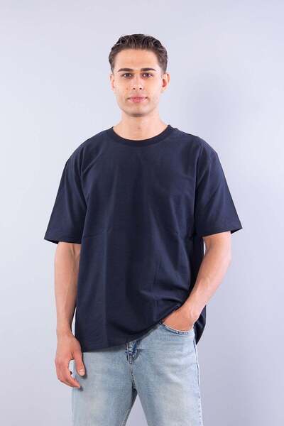 Mckanzie 5930 brushed two-thread o-neck t-shirt