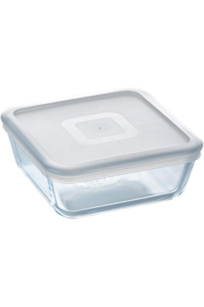 Generic Cook & Freeze Square Glass Dish with Plastic Lid (0.8L) – Oven, Micro...