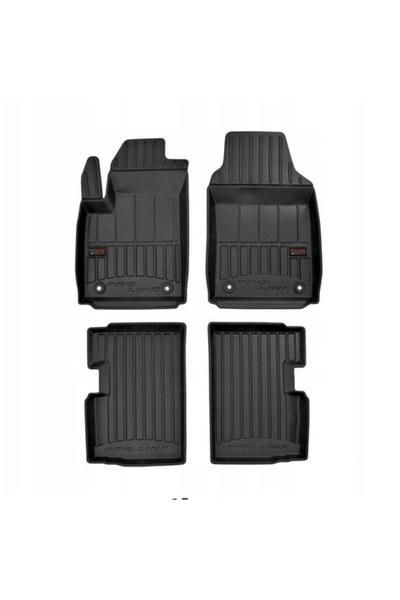 PTC Covorașe auto 3D tip tavă pentru Fiat 500, caroserie Hatchback, producție...