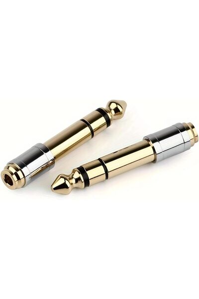 Generic 3.5 mm to 6.35 mm Headphone Jack Adapter Stereo Auxiliary Converter