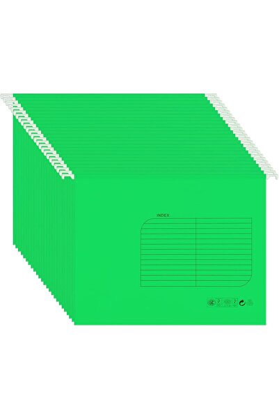 Generic A4 Suspension Files(25 Pack,Green),Suspension Files with Tabs and Car...