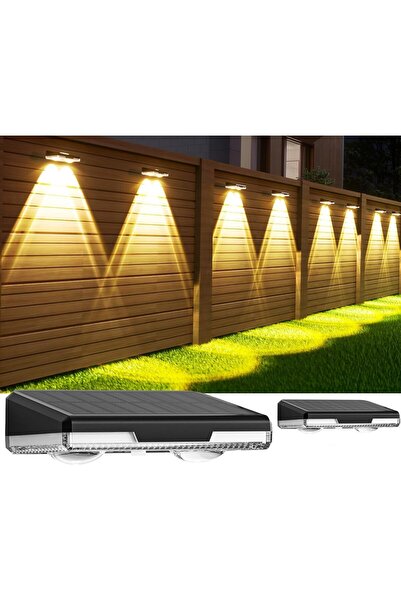 Generic Solar Fence Lights Outdoor Garden, Solar Powered Wall Lights with 3 C...