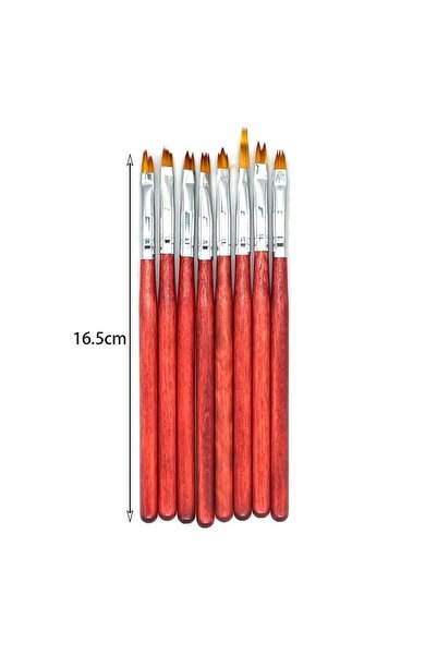 OEM Σετ πινέλα νυχιών 8τμχ - Nail brushes 8 pcs