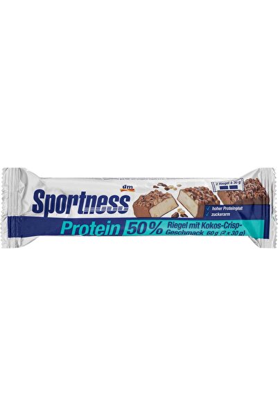 OEM Baton proteic 50% cu fulgi de cocos crocanți, 60 g