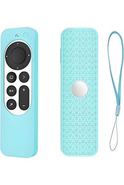 Generic غطاء سيليكون أخضر لجهاز التحكم عن بعد سيري لـ Apple TV 4K إصدار 2021-...