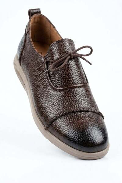 Ahmed Hamdi Bey Ruben Brown Men's Leather Shoes