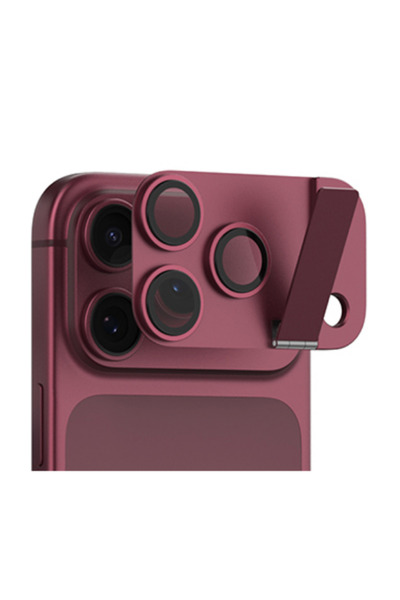 CaseTechnoo iPhone 17 Pro MAX -18 Pro MAX Full Lens Coverage Stantlı Safir Le...