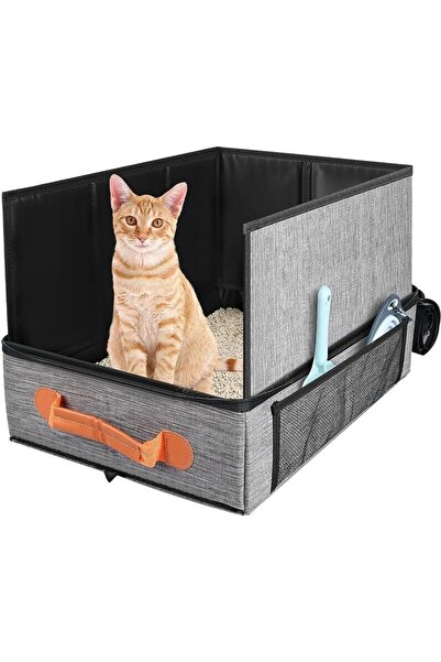 Generic Cat litter box travel, Portable Travel Litter Box, Collapsible Cat Li...