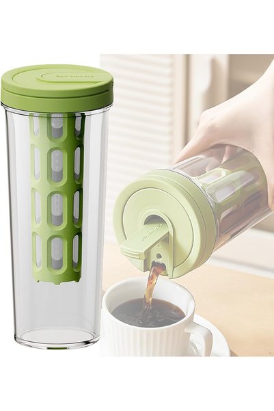 Generic Premium Cold Brew Coffee Maker and Iced Tea Brewer Pitcher, 1 Liter G...