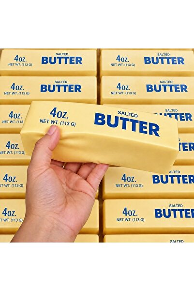 Generic ألعاب فيدجت على شكل زبدة ناعمة لتخفيف التوتر للبالغين، إكسسوار مكتبي ...