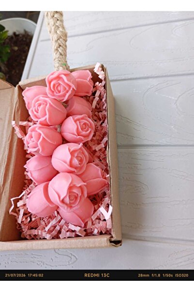 Pembe Gül Salkım Kutulu