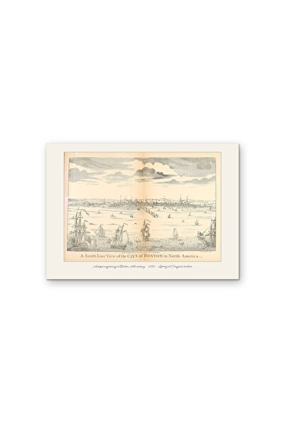 OEM Poster Carton 250g A4 Gravura Antica Boston Secolul 18