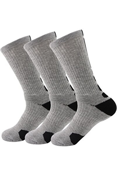 Generic Crew Hiking Socks with Cushioned Bottom, Athletic Quarter Crew Socks ...