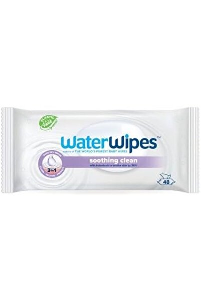 Generic مناديل أطفال مهدئة ونظيفة، 48 منديل، تحتوي على 99% ماء ومستخلصات نبات...