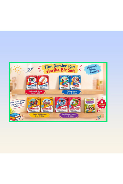 Mutlu Yayıncılık Mutlu 3. Sınıf Planlı 3 lü Set :Matematik 1. 2. + Planlı Tür...