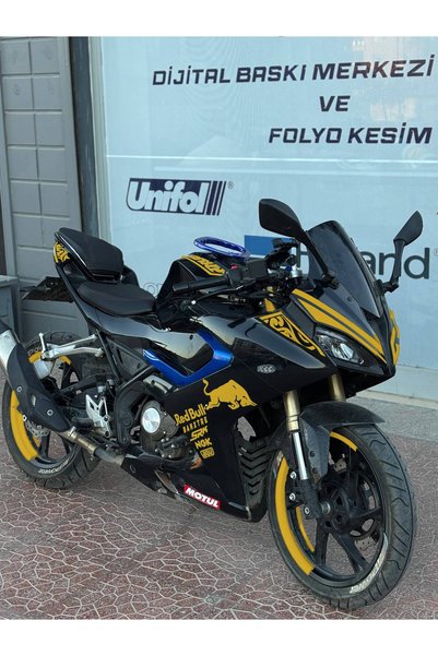 Banxtre RKS SRK 125 Racing Motosiklet için Komple Sticker Seti (Fotoğraftaki ...