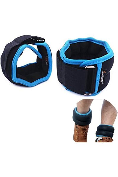 Generic 2kg/Pair Ankle Weights, Ankle Leg and Wrist Weights Weights with Adju...