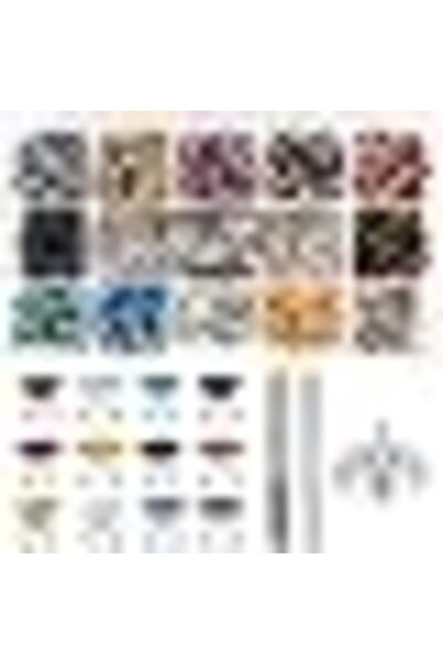 Generic 600 Pcs Premium Metal Eyelets Grommets Kit, 3/16 inch (5mm) 12 Vibran...
