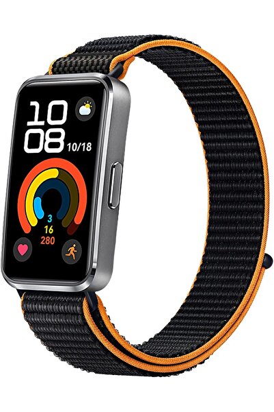 Generic أحزمة ساعة نايلون متوافقة مع هواوي باند 10/9/8، حزام ساعة رياضي قابل ...