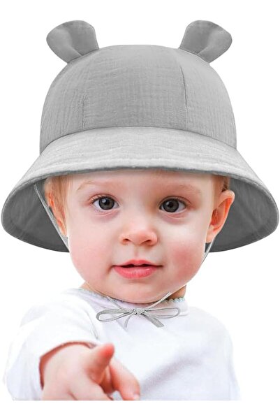 Generic Cotton Toddler Sun Hats with Ears, Baby Summer Bucket Hats, Sun Prote...