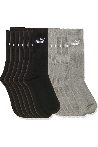 Generic Unisex ELEMENTS UNISEX CREW SOCK 6P black Socks