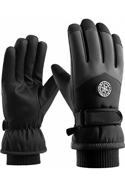 Generic Men's Waterproof Insulated Ski Gloves - Touchscreen Winter Snowboardi...