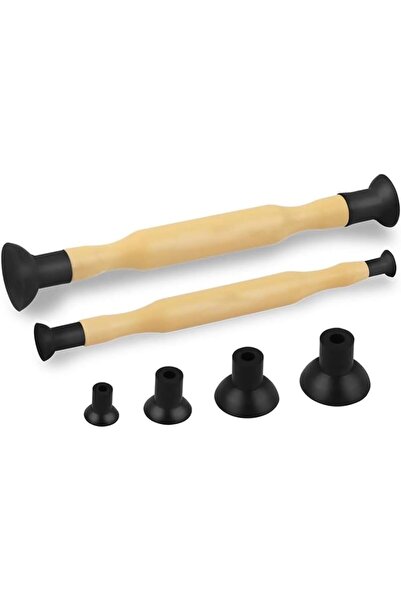 Generic طقم أدوات صقل الصمامات مكون من قطعتين مع 4 ألواح شفط، أداة صقل وصقل ا...