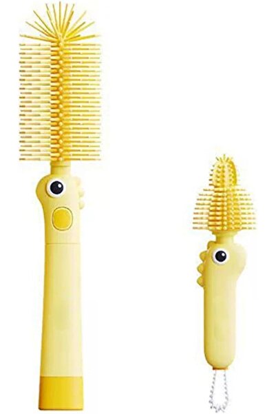 Generic 2-Pack Silicone Bottle Brush Cleaning Set for Mason Jars, Water Bottl...