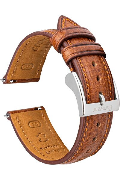 Generic Quick Release Italian Leather Watch Band - Tuscany Vegetable-Tanned T...
