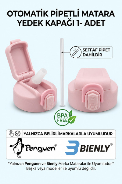 Penguen Matara Yedek Kapak Sporcu Suluk Kapağı Çelik Matara Yedek Parça Sızdı...