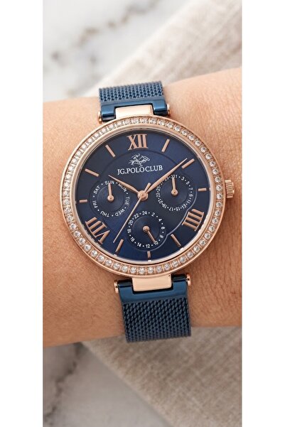 JG. Polo Club Jpc.S02123 Navy Blue Steel Women's Wristwatch