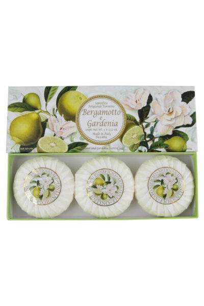 Saponificio Artigianale Fiorentino Set sapun Bergamott & Gardenia 3×100 gr – ...