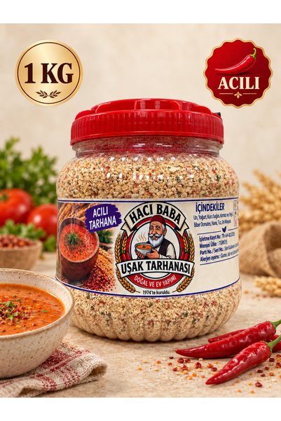 Uşak Hacı Baba Köy Tarhanası El Yapımı Acı 1 kg