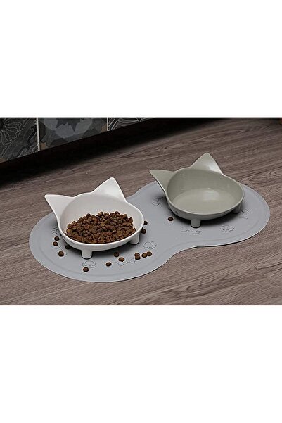 Generic Waterproof Dog Cat Bowl Mat, Easy Wipe Cleaning and Easy Clean, Pet F...